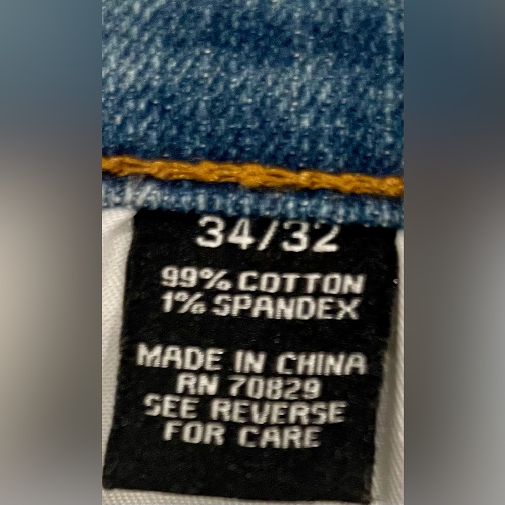 Men's Blue Jeans - Picture 3 of 6